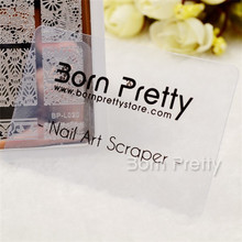 2pcs Born Pretty Design Rectangle Nail Art Stamper Scraper Stamping Plate