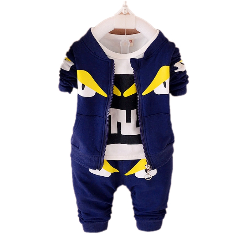 2015 Cartoon 1-4Y Boys\' Clothing Sets Cotton Baby...