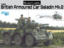 New Dragon negro serie de etiquetas 1 / 35a escala británico saladino mk. 2 Kit No. 3554