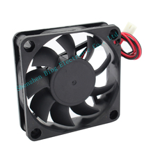 10pcs lot 2 Wire 2 pin 12V 3D Printer Equipment Brushless DC Cooling Fan 6CM 60MM