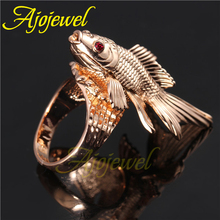 Size 7 9 Top Top Quality Amazing Animal Jewelry Big Punk 18K Rose Gold Plated Fashion