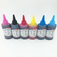 Free Shipping For HP177 6 Color x 100ML Dye Ink For HP Photosmart D7300 D7100 D6100 C7100 C6100 C5100 C8200 C3100 Printer