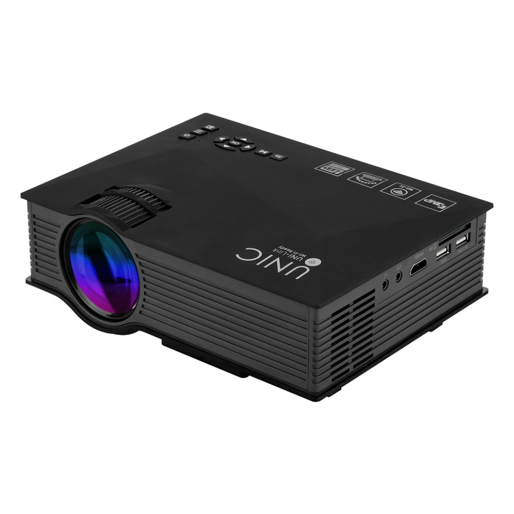 unic uc46 mini portable projector hd 1080p support blue 3d effect with wifi connection unic uc46 mini portable projector hd 1080p support blue 3d effect with wifi connection
