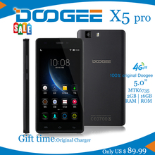 NEW Smartphone Doogee X5 Pro MTK6735 QuadCore 1.3GHz 5.0Inch HD 2GB RAM+16GB ROM Dual SIM WCDMA 8.0MP Camera 2400mAH Android5.1