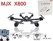 MJX X600 2.4G RC Drone 6 Axis Gyro UAV 3D Roll Auto Return Headless quadcopter With C4005 0.3MP WiFi Real-Time HD Camera