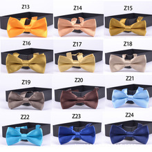 Formal Commercial Solid Marriage Bow Ties for Children Candy Color Boys’ Cravat Bow Tie Kid’s Butterflies Wholesale BT15743