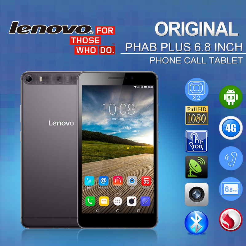 Original Lenovo Tablet PC Phone PHAB Plus 6 8 inch 1920 1080 FHD 4G LTE TOD