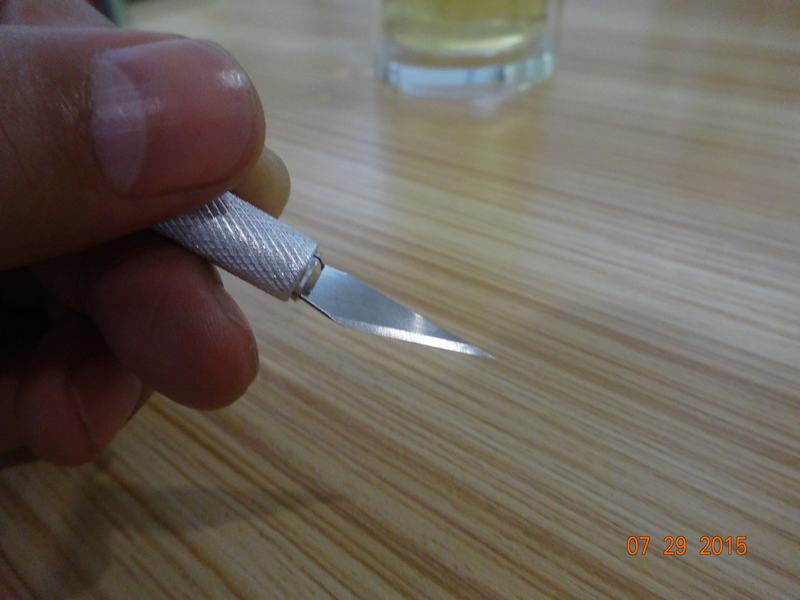 Metal Handle Scalpel Craft Knife Cutter Engraving Hobby 6pcs Blade Mobile Phone Laptop PCB Repair Hand