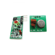 1Lot= 1 pair (2pcs) Best prices 433Mhz RF transmitter and receiver link kit for Arduino/ARM/MCU WL diy electronic kit