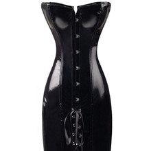 ONY603 push bra shape body slim pvc corset fashion sexy club dress plus size s m l xl hot red elegant black