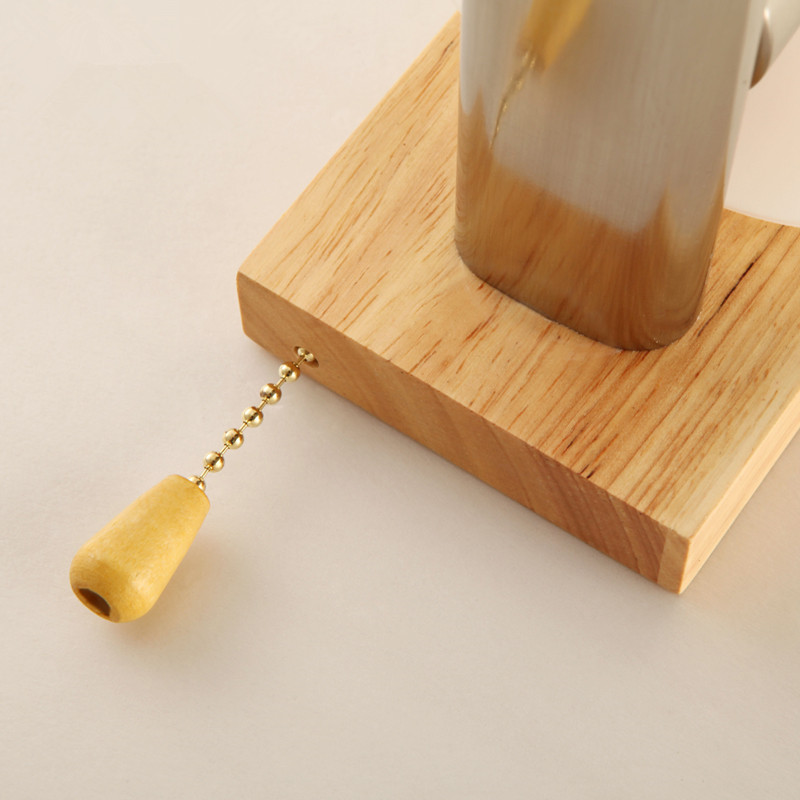 Aliexpress.com: comprar madera moderna osk lámpara de cabecera del ...