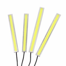 1Pcs 2015 New update Ultra Bright LED Daytime Running lights DC 12V 14cm 100% Waterproof Auto Car DRL COB Driving Fog lamp