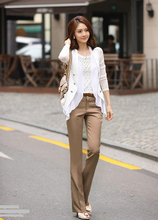 Female ol career suit casual pants women’s slim straight pants XS, S, M, L, XL, 2XL, 3XL, 4XL 5XL Free shipping