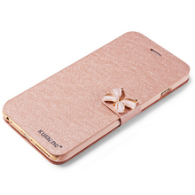 5 5s Luxury Crystal bow-knot Leather Wallet Card Holder Flip Stand Case Cover For iphone 6/6S 4.7″ iphone 6S/6plus 5.5″ bowknot