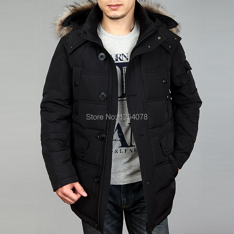 2014 new fashion hooded men s winter coat white winter duck down jacket short and winter
