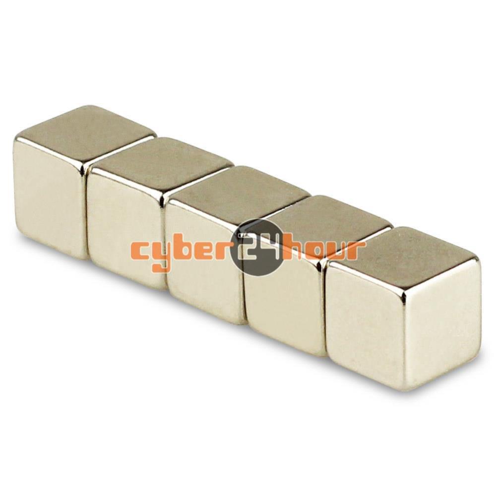 Гаджет  20pcs N50 Strong Small Block Cube 10mm x 10mm x 10mm Rare Earth Neodymium Magnet None Строительство и Недвижимость