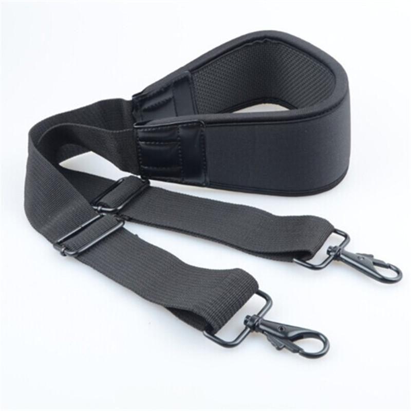 Black Neoprene Camera Bag Shoulder Neck Strap Belt (1)