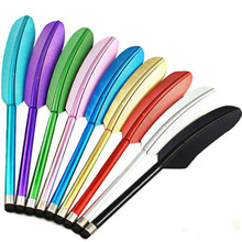 Feather Capacitive Stylus Touch Screen Pen for iPhone 5 4S 4 Samsung S4 Tablet PC Cell Phone Accessories 1FLP