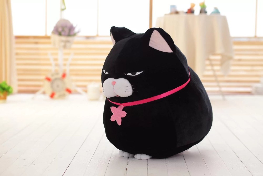 giant fat cat plush