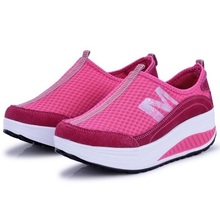 2016 women loafers women flats summer network leather shoes women breathable mesh shoes A678