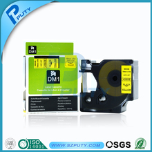Dymo D1 tape 19mm black on yellow dymo 45808 100% compatible dymo label printer labelmanager