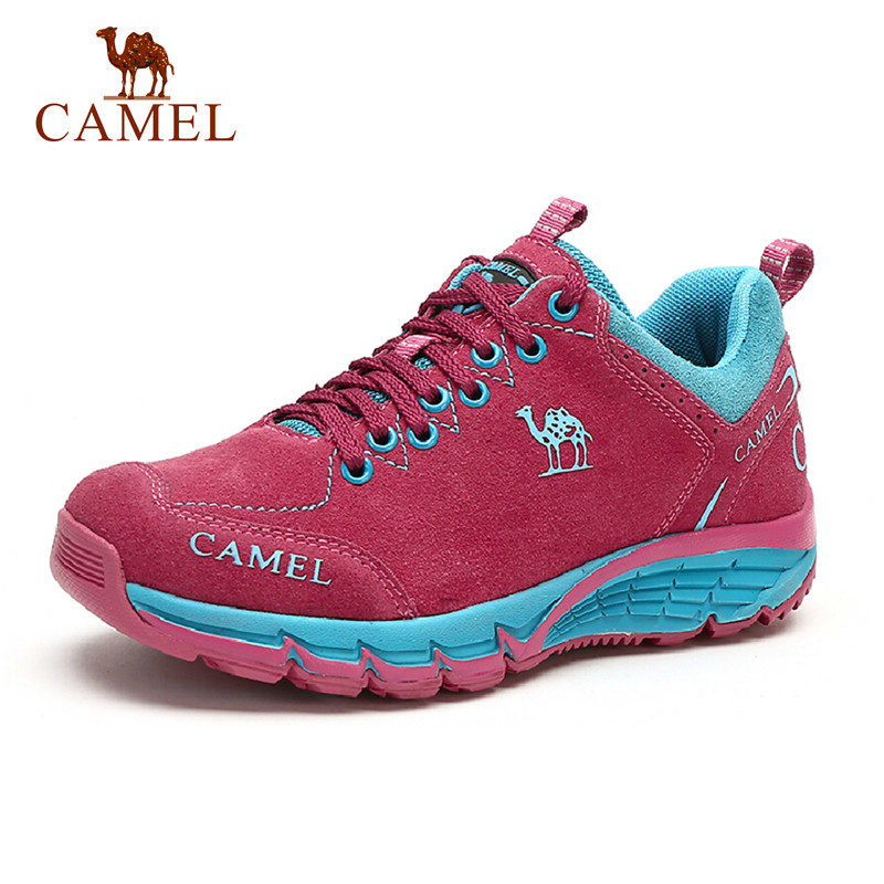 Фотография 2015 Camel Brand Women Outdoor Hiking Shoes Thermal Genuine Breathable Height Increasing Sneakers Authentic