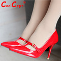 CooLcept Free Shipping Half Ankle Short High Heel Boots Women Snow