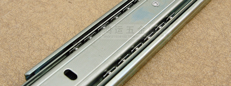Фотография Miyoshi thicker drawer track mute slide three triple slide rails wardrobe