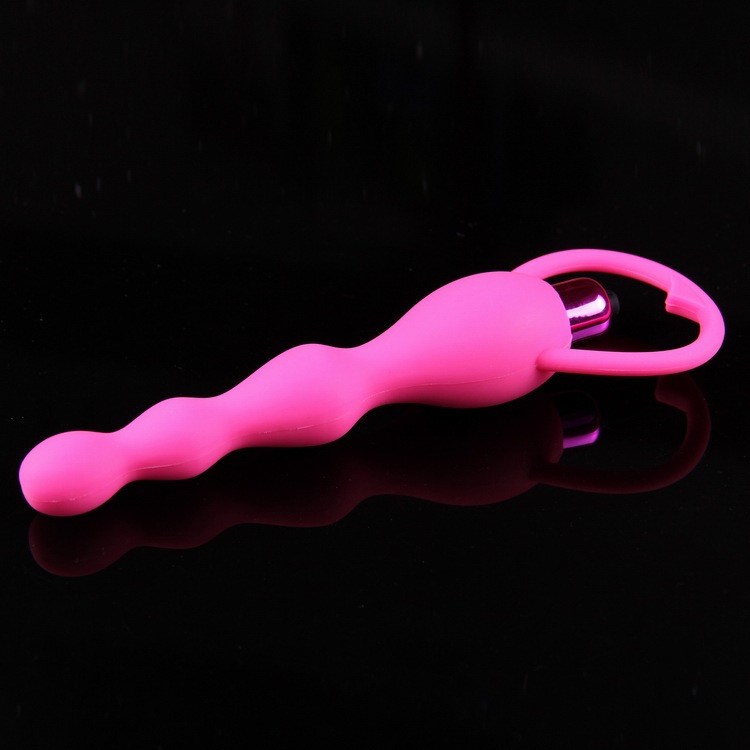 Silicone Vibrating vagina anal beads vibrator,waterproof Sex toy for men/women,Anal vibe,soft silicon man's anal sex toys