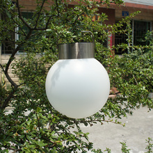 Solar Lamps outdoor garden lighting Solar Hanging Lamp 2015 new Stainless Steel Ball lampada solar luminaria