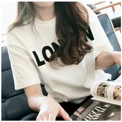 Street Fashion Slim Summer Basic t shirt Women 201...