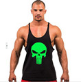 NEW GYM MEN MUSCLE SPORT FITNESS VESTS SLEEVELESS SHIRT TANK TOPS BODYBUILDING