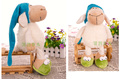 Super cute 1pc 35cm sheep sleepy hat frog slipper cartoon plush animal doll hold pillow stuffed