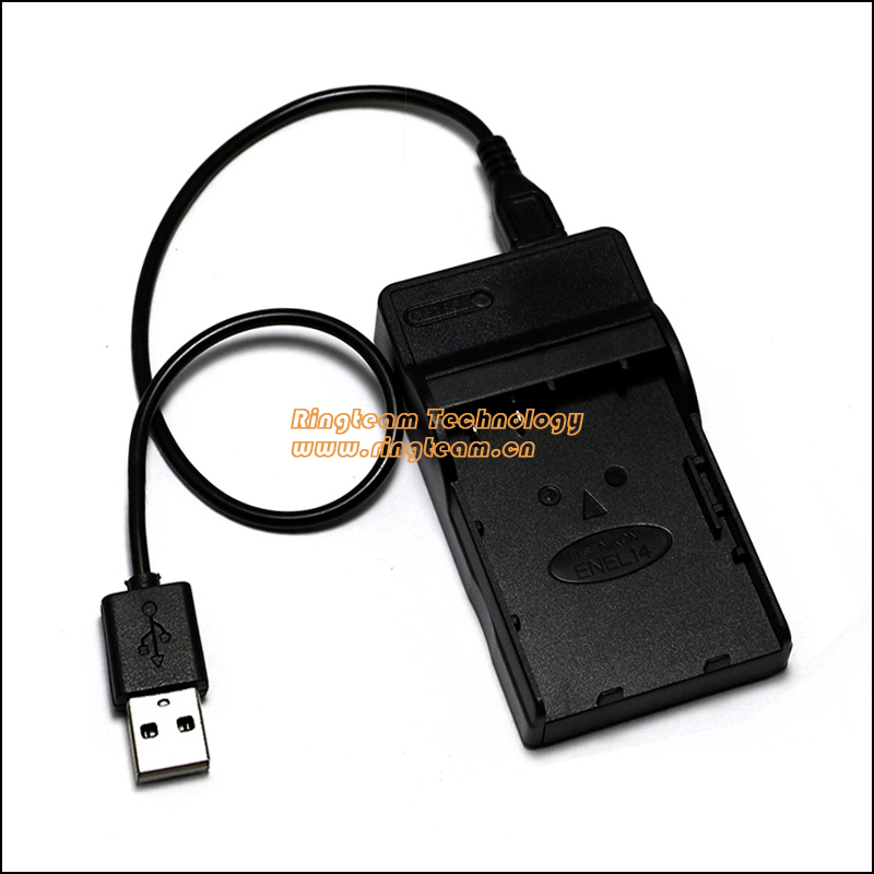 EN-EL14 USB Charger for Nikon Battery DSLR Cameras Coolpix P7800 P7700 P7100 P7000 D5500 D5300 D5200 D3200 D3300 D5100 D3100 Df