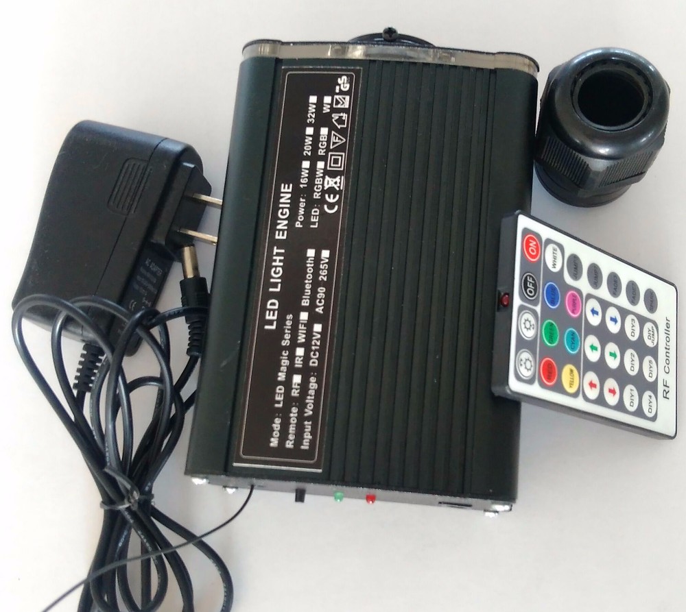 Description Picture 6 of itemTwinkle effece RGBW 18W LED light engine with twinkle wheel; with 28key RF remote,AC100-240V input