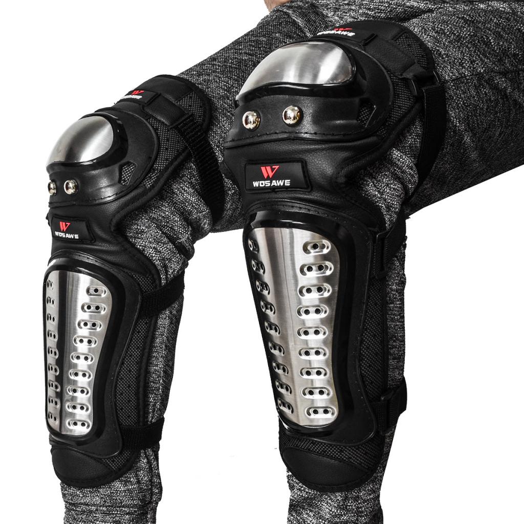 Motorrad Motocross Racing Knie Schienbeinschoner Pads Brace Protector Gear 