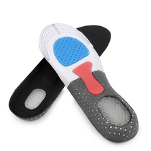 Free Shipping Size Unisex Orthotic Arch Support Sport Shoe Pad Sport Running Gel Insoles Insert Cushion for Men Us size 7-9.5