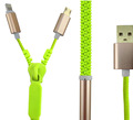 Double cable charging cable iphone android zipper mobile phone charging cable for samsung for HUAWEI universal