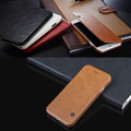 For iPhone 7 Luxury Genuine Leather Wallet Flip Case Cover For iPhone 7Plus 6 6S Plus