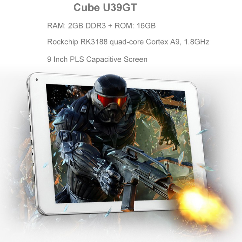 Original Cube U39GT 9 0 inch Android 4 2 Tablets PC RAM 2GB ROM 16GB RK3188