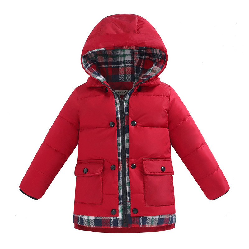 2015 new winter Children clothing authentic military jacket, boys and girls down jacket kids thick Hooded Jacket wholesale