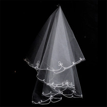 Wholesale bride wedding dress 1.5 meters veil long veil thick yarn the bride hair accessory veils