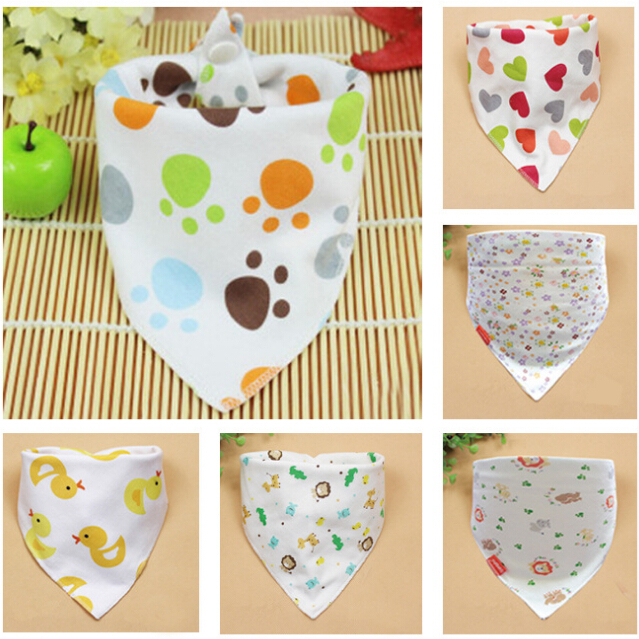 2015 New Baby Bib Infant Saliva Towels Baby Accessories Bibs Newborn Wear Cartoon Style Head Scarf