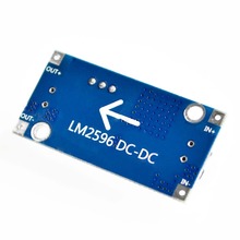 Бесплатная доставка LM2596 LM2596S DC-DC 4.5-40 В регулируемая step-down модуль питания НОВОЕ, высокое Качество