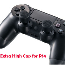 2pcs/Lot Enhanced Analog ThumbStick Joystick Grips Extra High Enhancements Cover Caps For Sony Play Station PS4 Controller