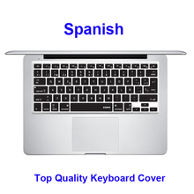 XSKN Brand Spanish Silicone Soft Keyboard Cover Skin for apple MacBook Pro air 13 15 17, Factory Supply,US Stock 10 days to USA