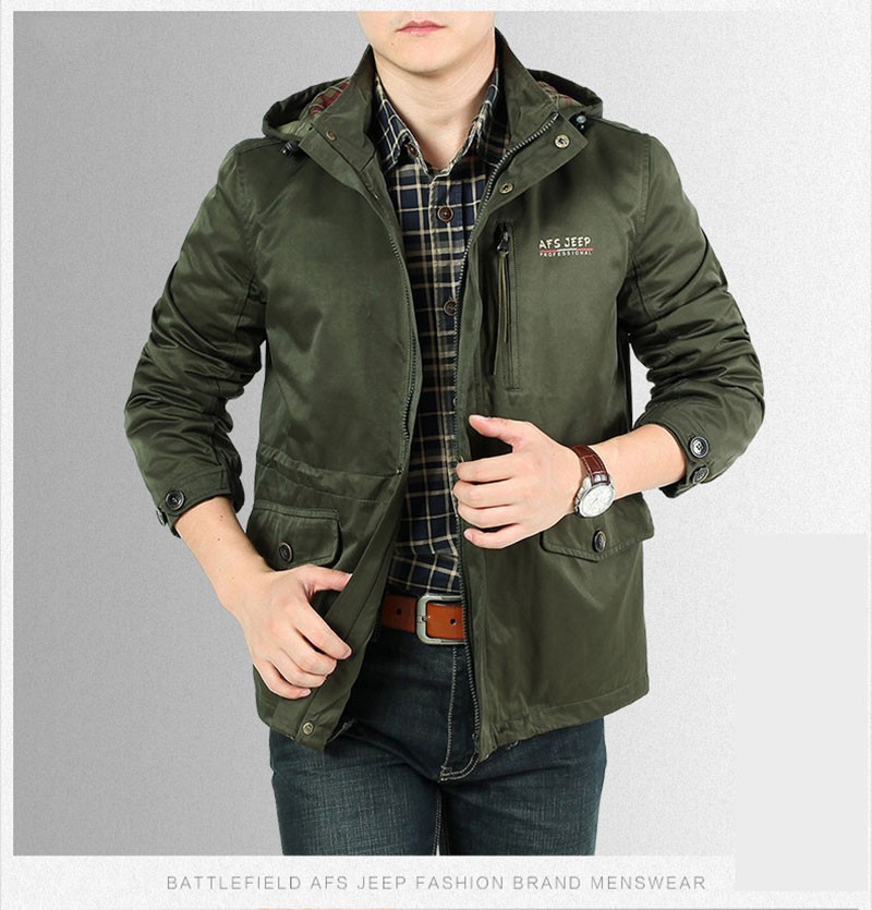 M~3XL 2015 Autumn Spring Brand BusinessThin Outdoor Jackets Coats Men Casual Cotton New Arrival Army Military Plus Size Jackets (13)