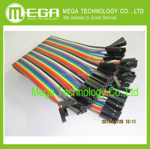 20pcs Best prices 20cm 2.54mm 1pin female to male jumper wire Dupont cable & Free Shipping