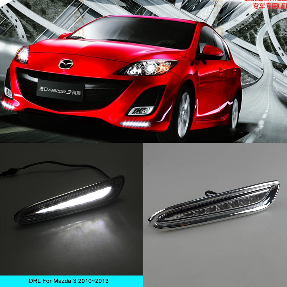 Car Drl Kit For Mazda 3 2010 2011 2012 2013 Led Daytime