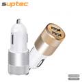 Car Phone Charger 2 Port Mini Dual USB Car Charger Adapter Quick Charging 5V 2A for